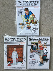Headlocked SET of 3 KICKSTARTER Editions, SIGNED by JERRY LAWLER